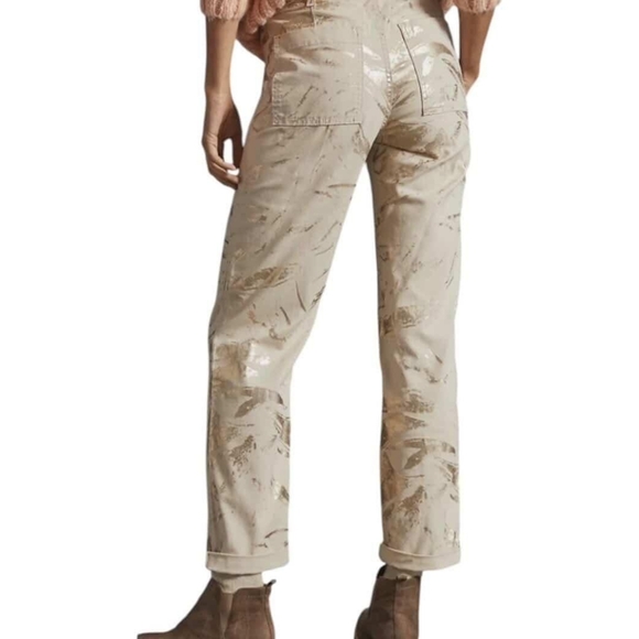 Anthropologie ($198) Pilcro “The Wanderer” Metallic Utility Pants - Picture 2 of 11